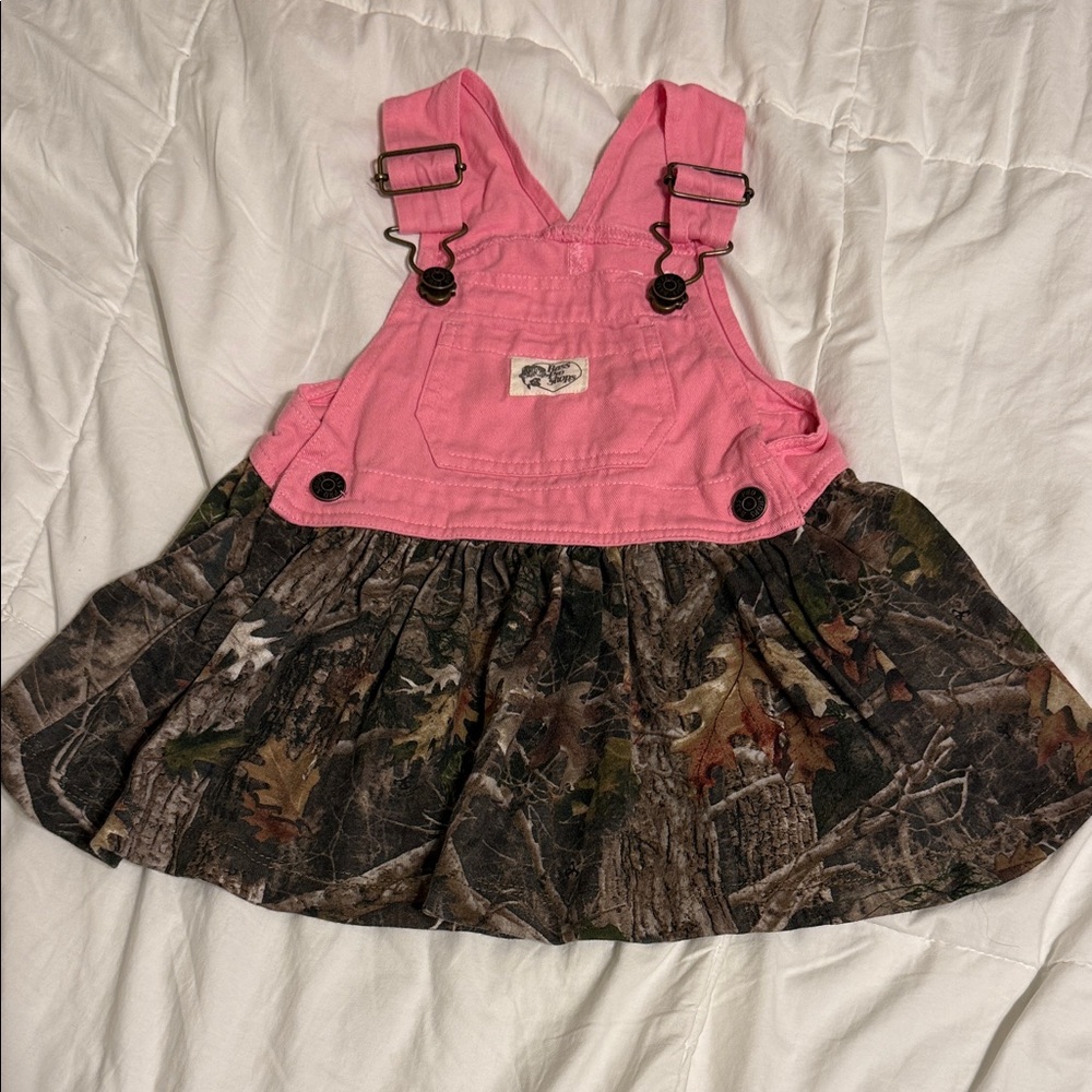 Bass Pro Shops Pink Overall Dress